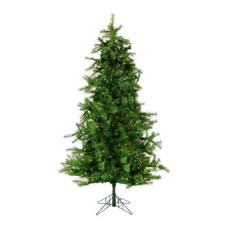 Almo Fulfillment Services Christmas Time Artificial Christmas Tree - 6.5 Ft. Colorado Pine - Clear LED Lights CT-CP065-LED